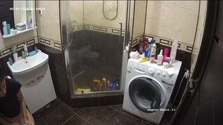 A young chick pooping in bathroom while using phone, ScatKings.com Scat Porn 4 ScatKings.com Scat Porn
