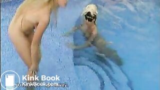 Anna and her friend shit into a swimming pool!, ScatKings.com Scat Porn 1 ScatKings.com Scat Porn